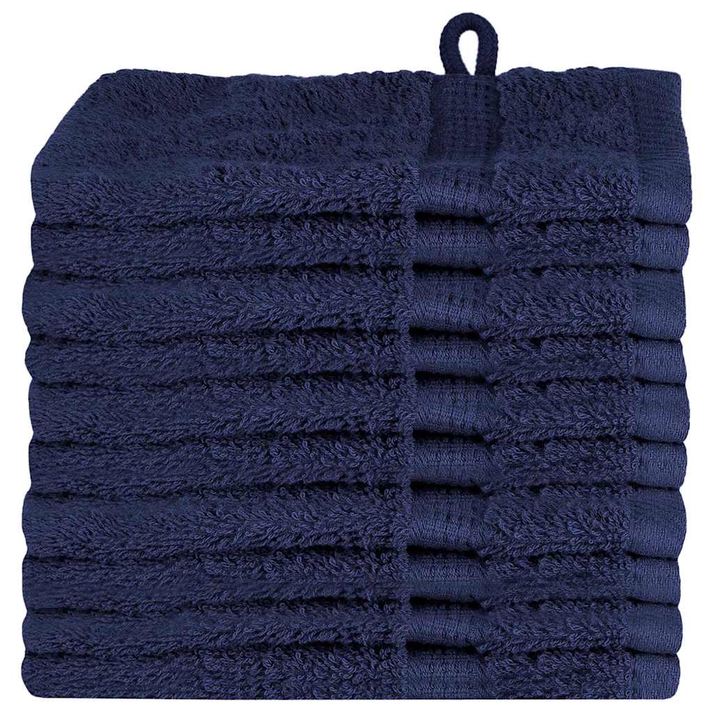 Gastendoek SOLUND 10 pcs Marineblauw 15 x 21 cm 550 gsm is nu te koop bij PeponiXL, paradijselijk wonen!