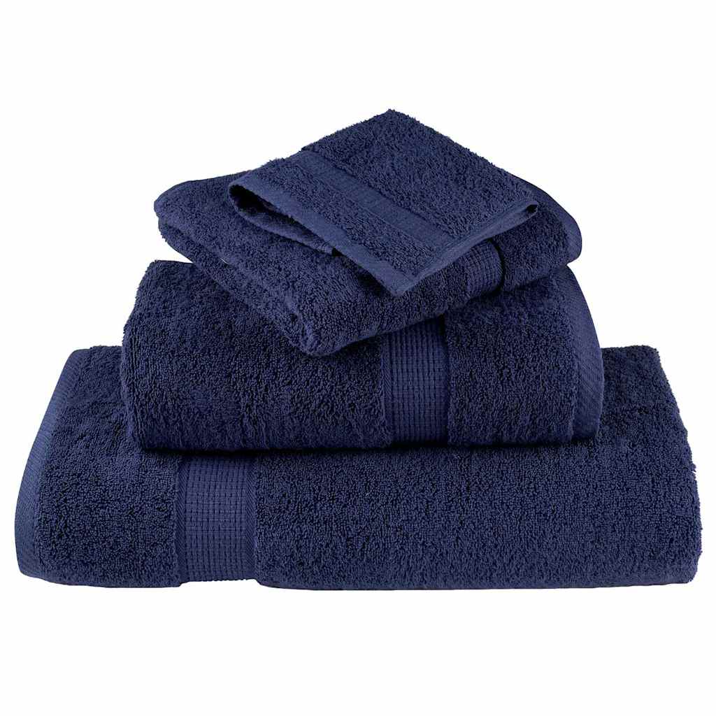 Gastendoek SOLUND 10 pcs Marineblauw 15 x 21 cm 550 gsm is nu te koop bij PeponiXL, paradijselijk wonen!