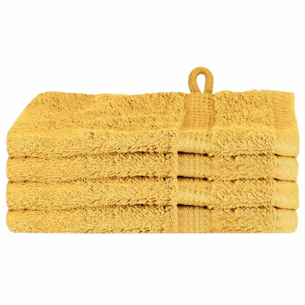 Gastendoek SOLUND 4 pcs Goud 15 x 21 cm 550 gsm is nu te koop bij PeponiXL, paradijselijk wonen!