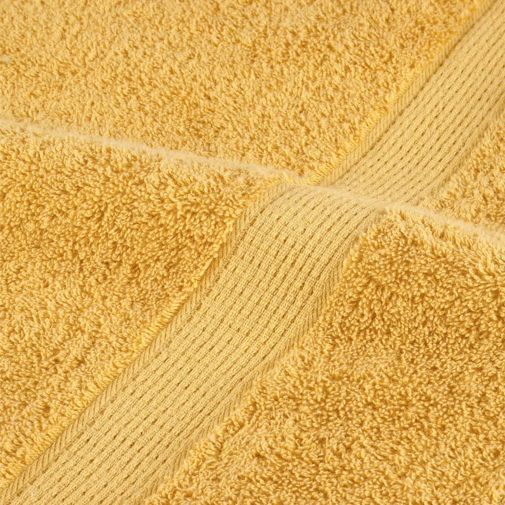 Saunadoeken SOLUND 10 st 600 g/m² 80x200 cm goudkleurig is nu te koop bij PeponiXL, paradijselijk wonen!