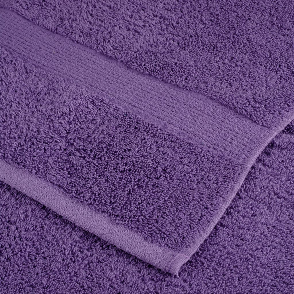 Handdoeken SOLUND 10 st 600 g/m² 100x200 cm paars is nu te koop bij PeponiXL, paradijselijk wonen!