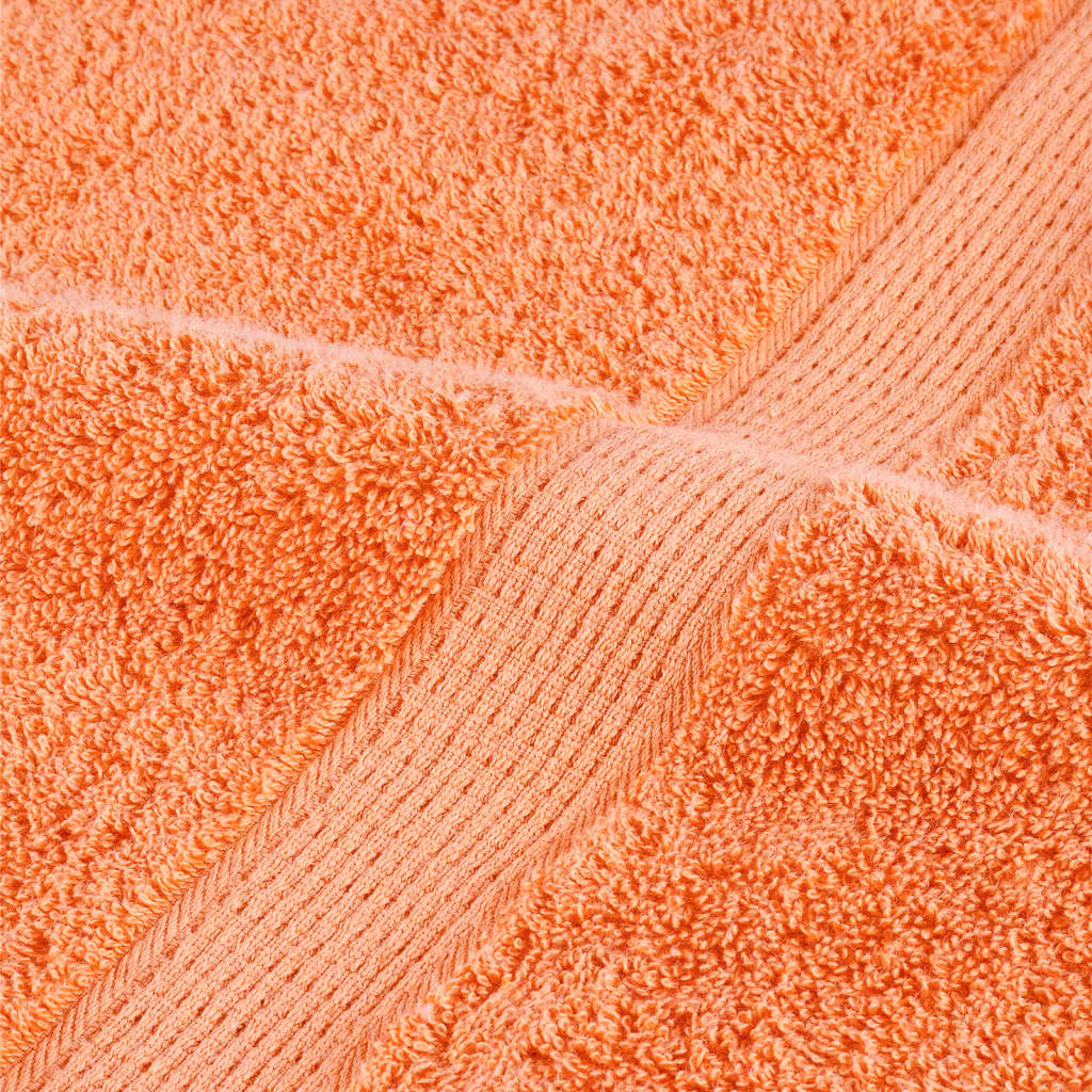 Handdoeken SOLUND 4 st 600 g/m² 100x200 cm oranje is nu te koop bij PeponiXL, paradijselijk wonen!