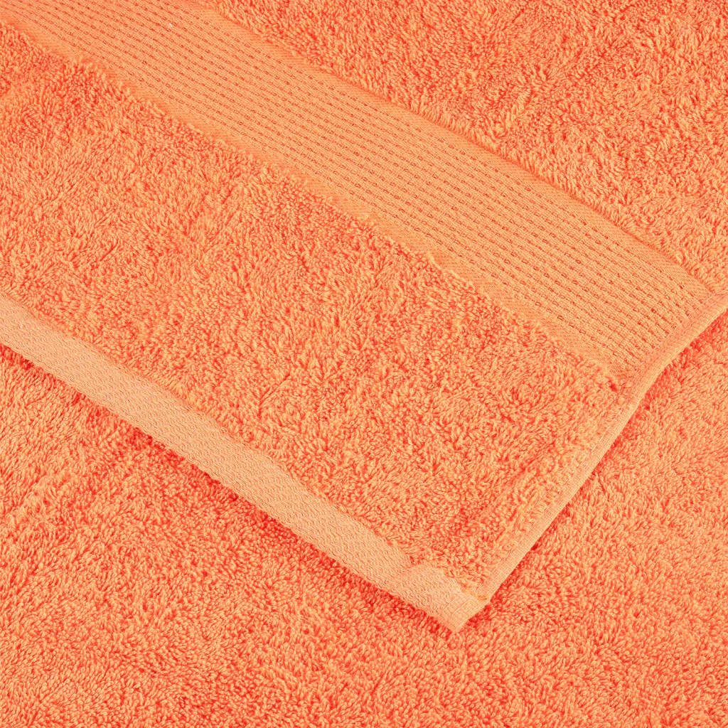 Handdoeken SOLUND 10 st 600 g/m² 100x200 cm oranje is nu te koop bij PeponiXL, paradijselijk wonen!