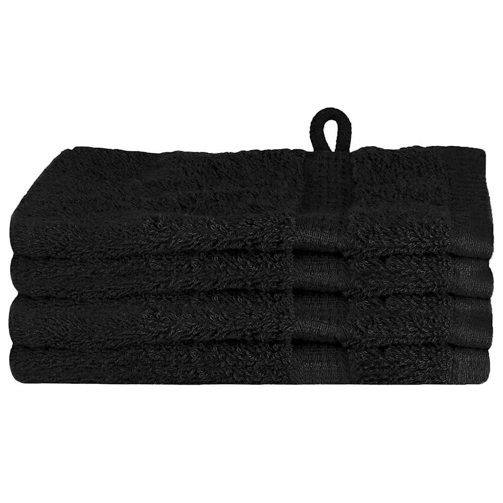 Gastendoek SOLUND 4 pcs Zwart 15 x 21 cm 550 gsm is nu te koop bij PeponiXL, paradijselijk wonen!