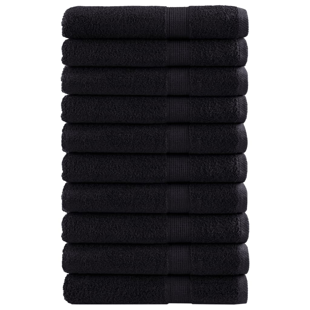 Saunadoeken SOLUND 10 st 600 g/m² 80x200 cm zwart is nu te koop bij PeponiXL, paradijselijk wonen!