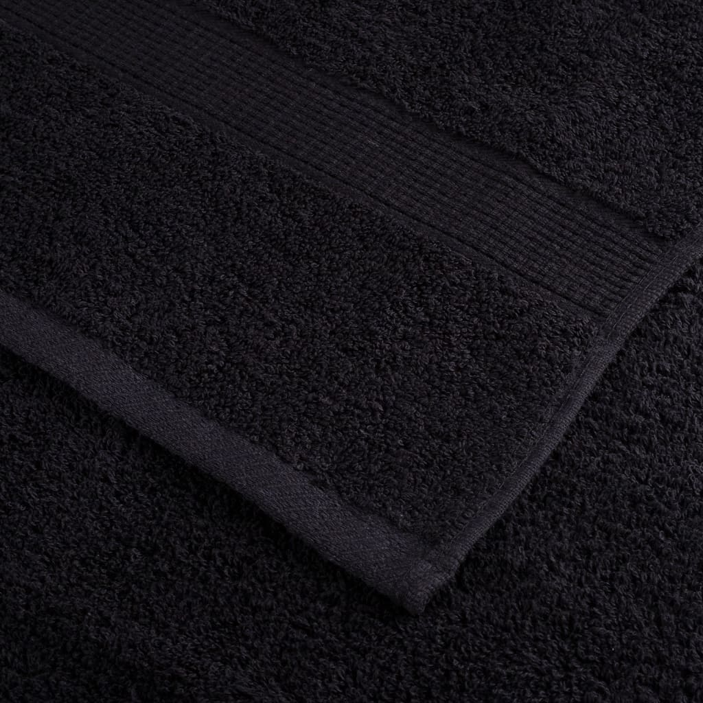Saunadoeken SOLUND 10 st 600 g/m² 80x200 cm zwart is nu te koop bij PeponiXL, paradijselijk wonen!