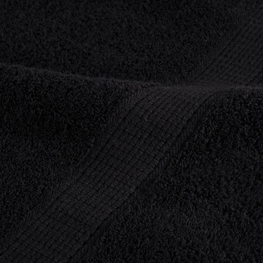 Handdoeken SOLUND 2 st 600 g/m² 100x200 cm zwart is nu te koop bij PeponiXL, paradijselijk wonen!