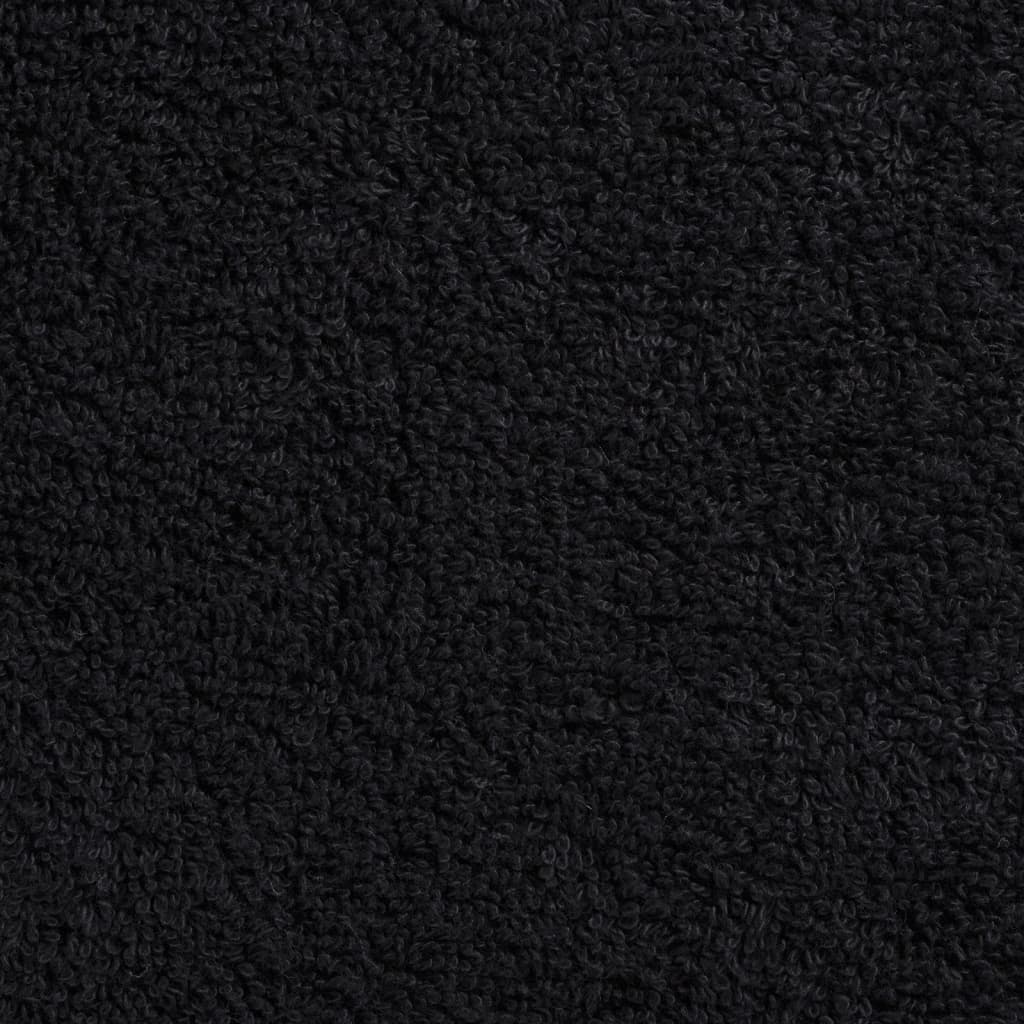 Handdoeken SOLUND 10 st 600 g/m² 100x200 cm zwart is nu te koop bij PeponiXL, paradijselijk wonen!