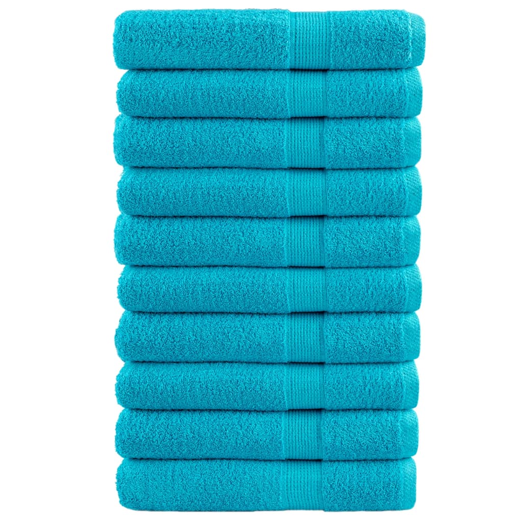 Saunadoeken SOLUND 10 st 600 g/m² 80x200 cm turquoise is nu te koop bij PeponiXL, paradijselijk wonen!