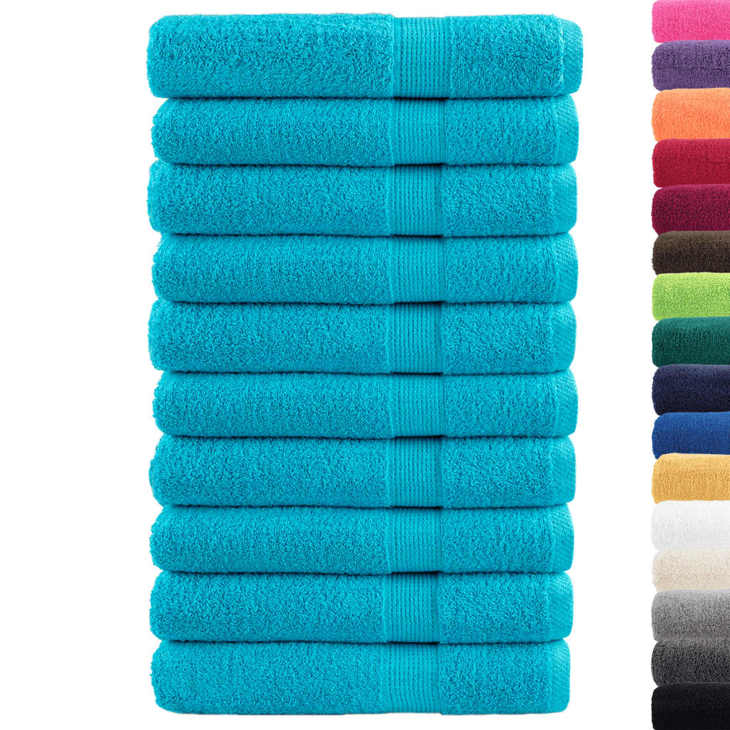 Saunadoeken SOLUND 10 st 600 g/m² 80x200 cm turquoise is nu te koop bij PeponiXL, paradijselijk wonen!