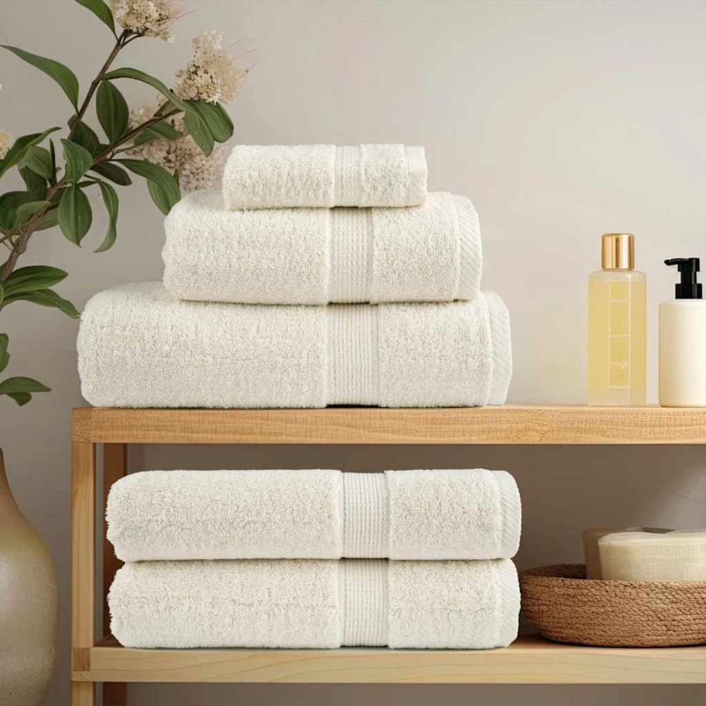 Gastendoek SOLUND 2 pcs Crème 15 x 21 cm 550 gsm is nu te koop bij PeponiXL, paradijselijk wonen!
