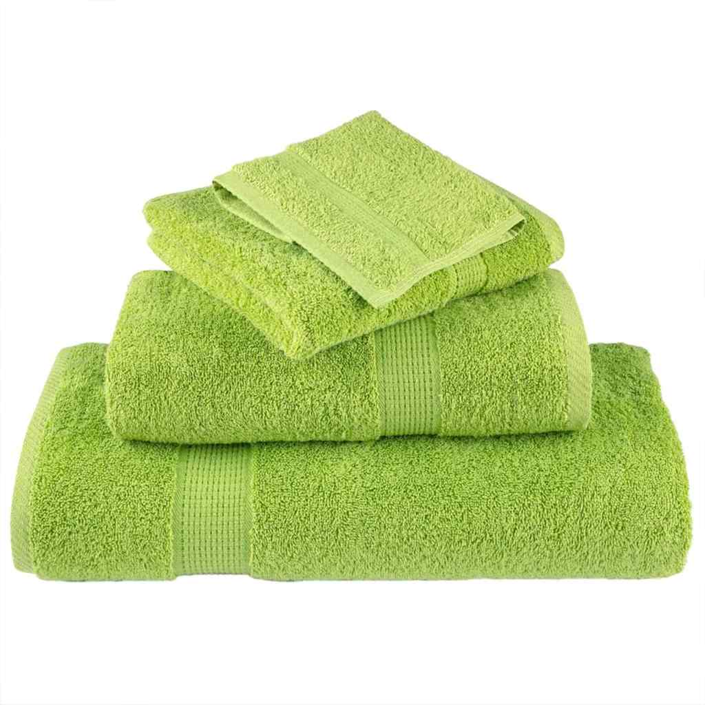 Gastendoek SOLUND 2 pcs Groen 15 x 21 cm 550 gsm is nu te koop bij PeponiXL, paradijselijk wonen!