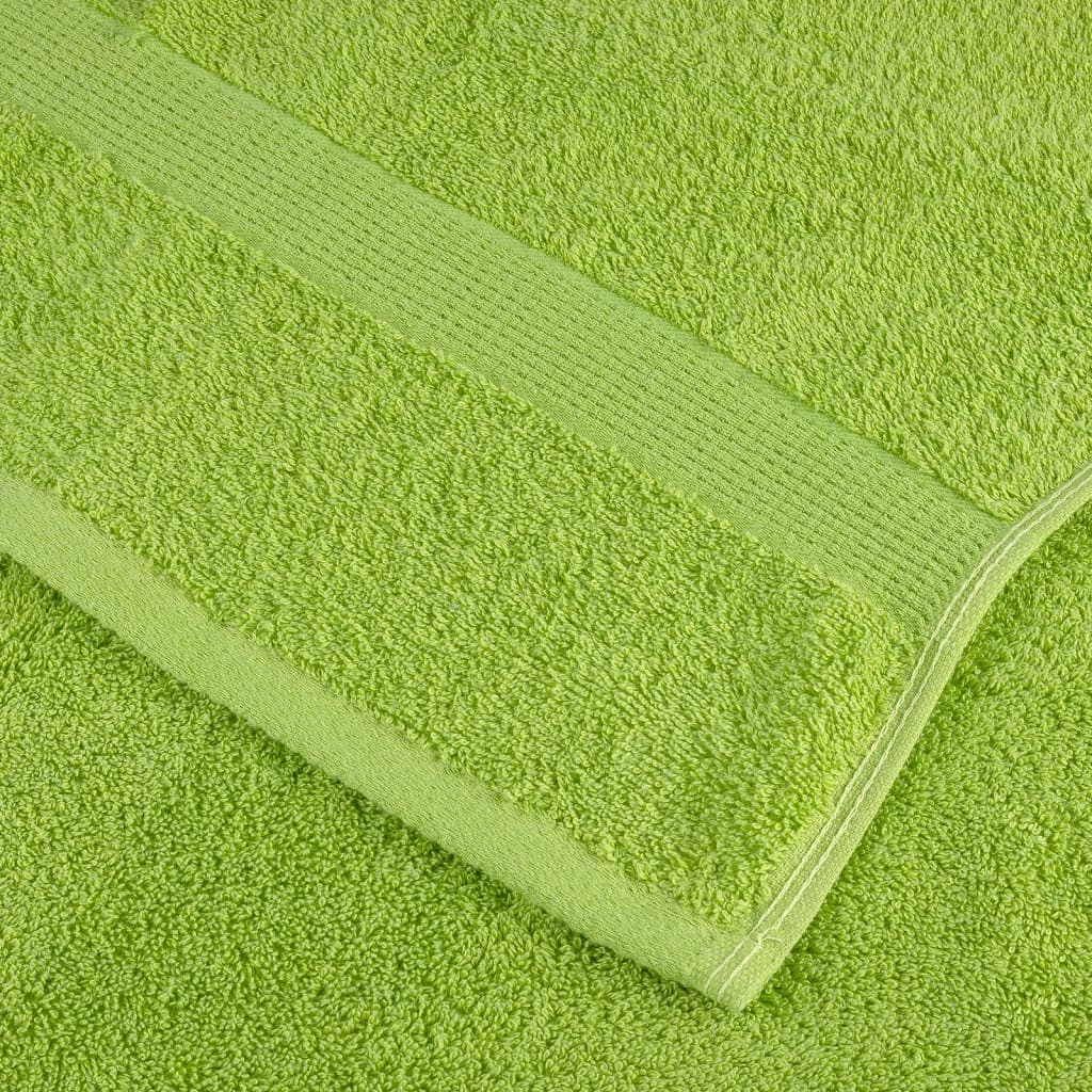 Badhanddoeken SOLUND 10 st 600 g/m² 70x140 cm appelgroen is nu te koop bij PeponiXL, paradijselijk wonen!