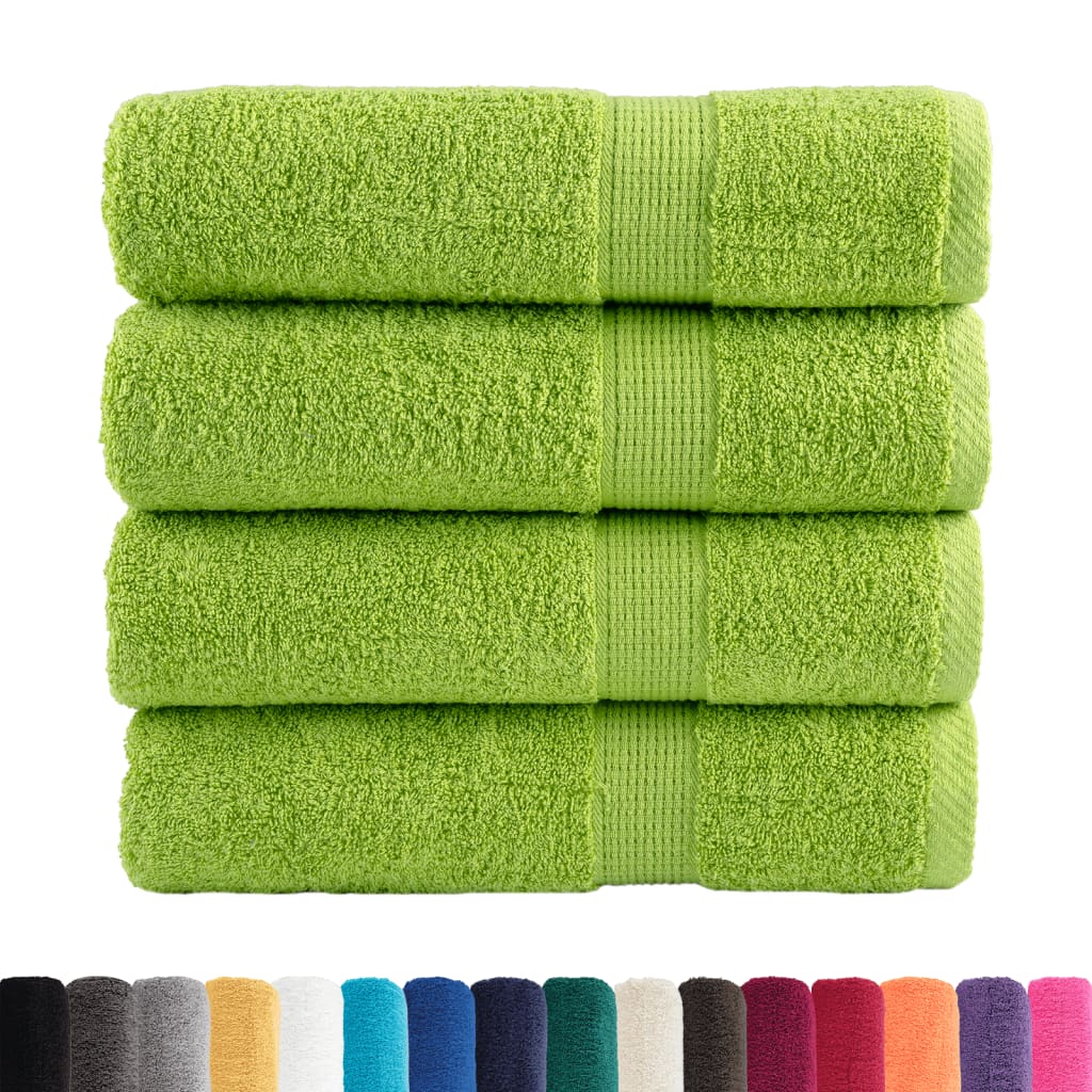 Badhanddoeken SOLUND 4 st 600 g/m² 100x150 cm is nu te koop bij PeponiXL, paradijselijk wonen!