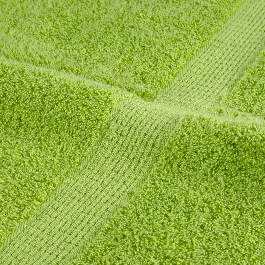 Handdoeken SOLUND 10 st 600 g/m² 100x200 cm appelgroen is nu te koop bij PeponiXL, paradijselijk wonen!