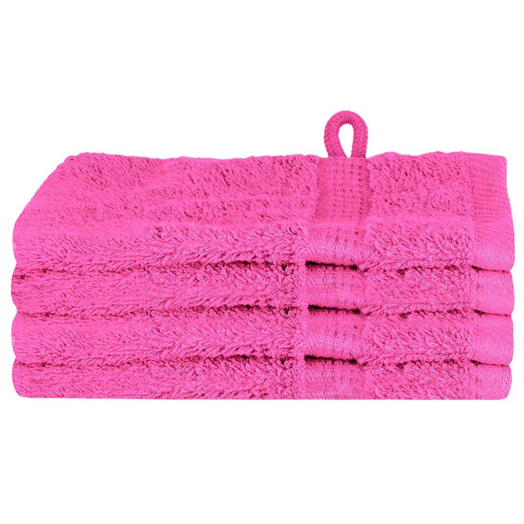 Gastendoek SOLUND 4 pcs Roze 15 x 21 cm 550 gsm is nu te koop bij PeponiXL, paradijselijk wonen!