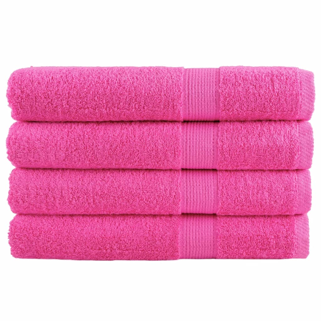 Saunadoeken SOLUND 4 st 600 g/m² 80x200 cm roze is nu te koop bij PeponiXL, paradijselijk wonen!