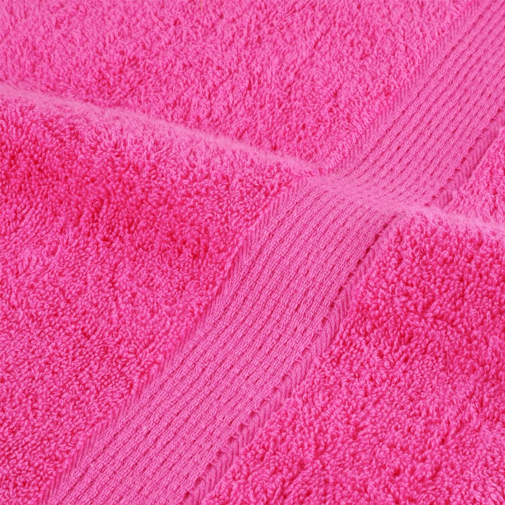 Handdoeken SOLUND 2 st 600 g/m² 100x200 cm roze is nu te koop bij PeponiXL, paradijselijk wonen!