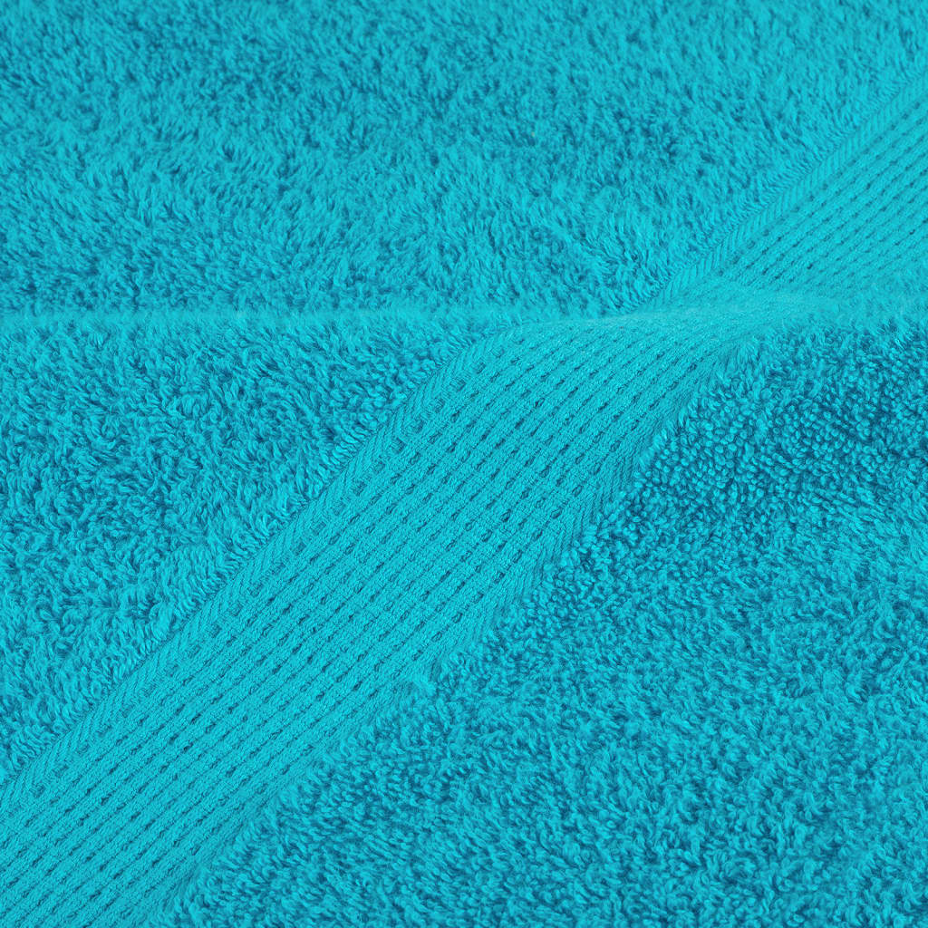 8-delige Handdoekenset SOLUND 600 g/m² turquoise is nu te koop bij PeponiXL, paradijselijk wonen!