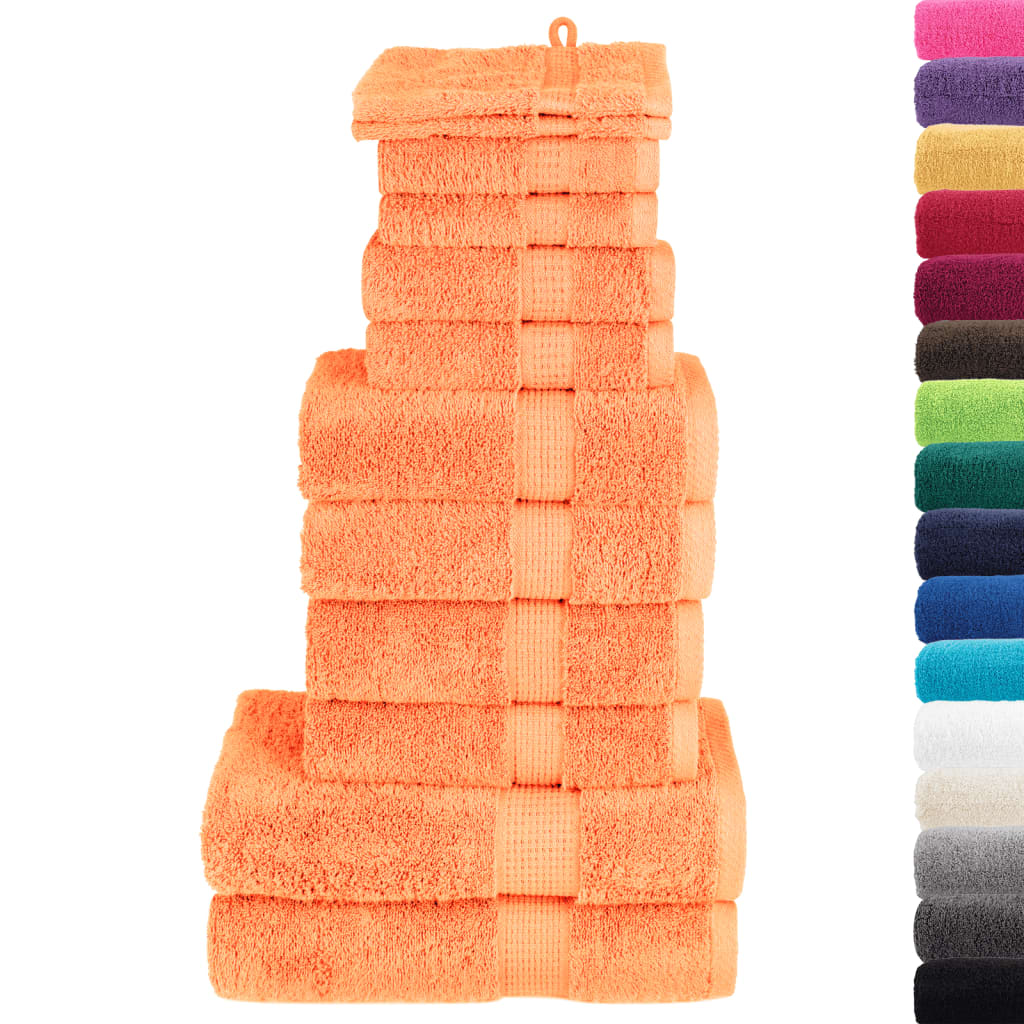 12-delige Handdoekenset SOLUND 600 g/m² oranje is nu te koop bij PeponiXL, paradijselijk wonen!