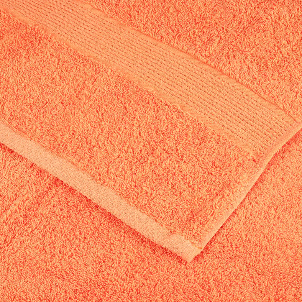 12-delige Handdoekenset SOLUND 600 g/m² oranje is nu te koop bij PeponiXL, paradijselijk wonen!