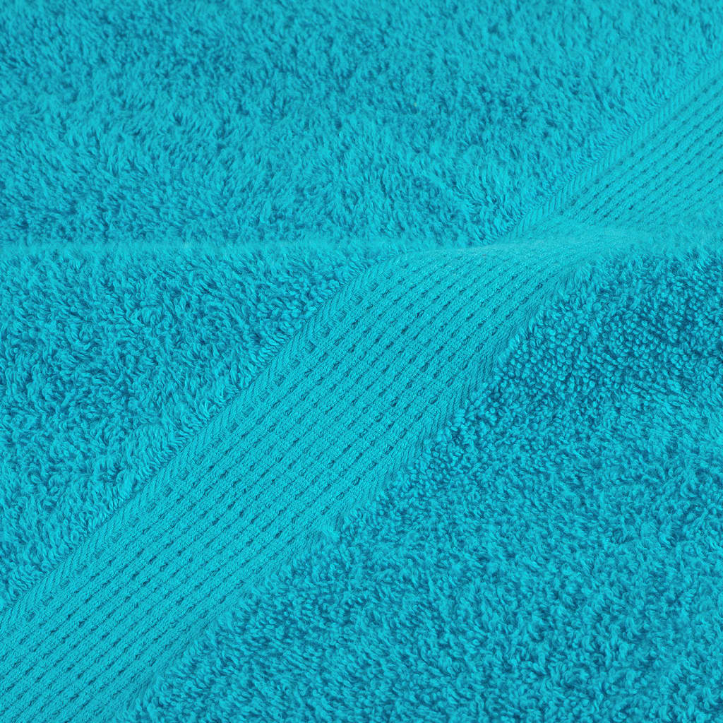 12-delige Handdoekenset SOLUND 600 g/m² turquoise is nu te koop bij PeponiXL, paradijselijk wonen!