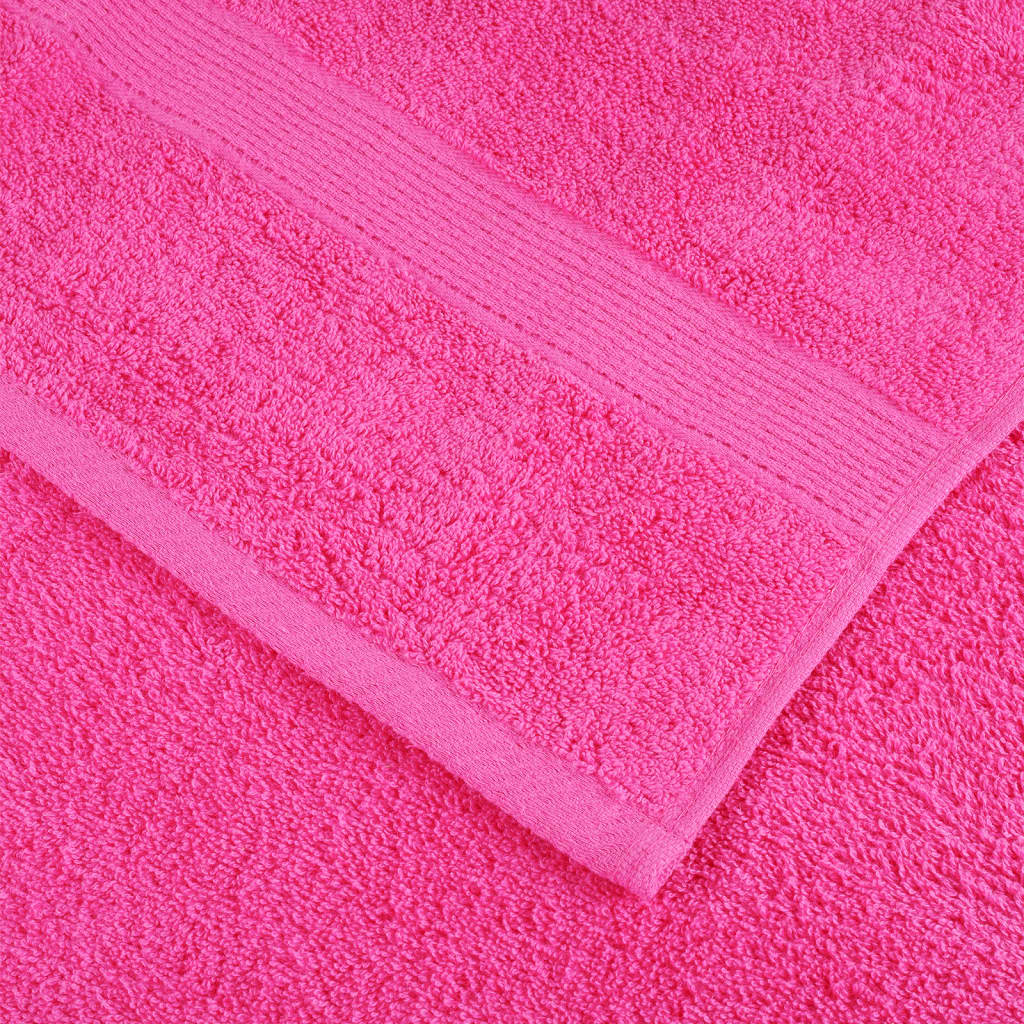 12-delige Handdoekenset SOLUND 600 g/m² roze is nu te koop bij PeponiXL, paradijselijk wonen!