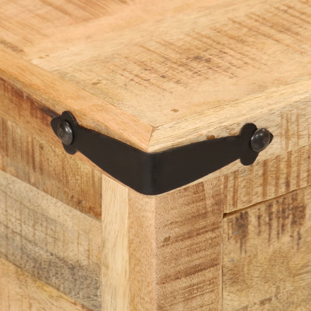 Nachtkastje 40x40x50 cm massief mangohout is nu te koop bij PeponiXL, paradijselijk wonen!