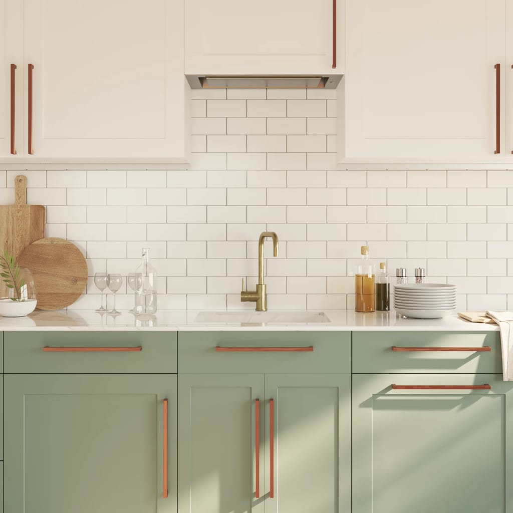 Handvatten 10 st 320 mm roestvrij staal bronskleurig is nu te koop bij PeponiXL, paradijselijk wonen!