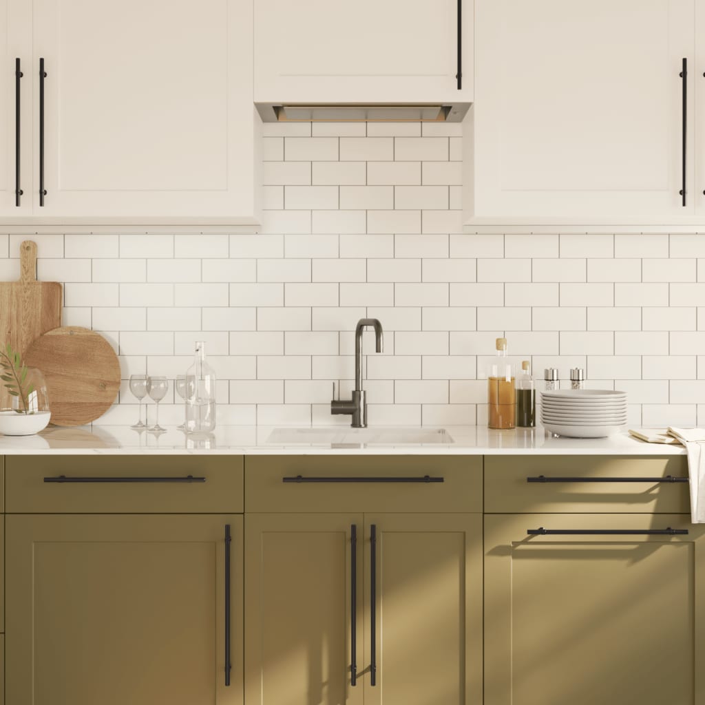 Handvatten 20 st 320 mm roestvrij staal zwart is nu te koop bij PeponiXL, paradijselijk wonen!