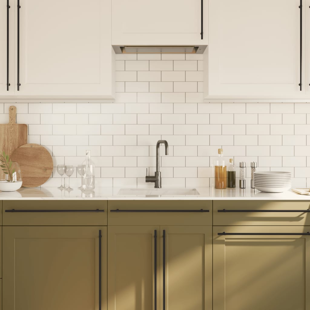 Handvatten 20 st 480 mm roestvrij staal zwart is nu te koop bij PeponiXL, paradijselijk wonen!