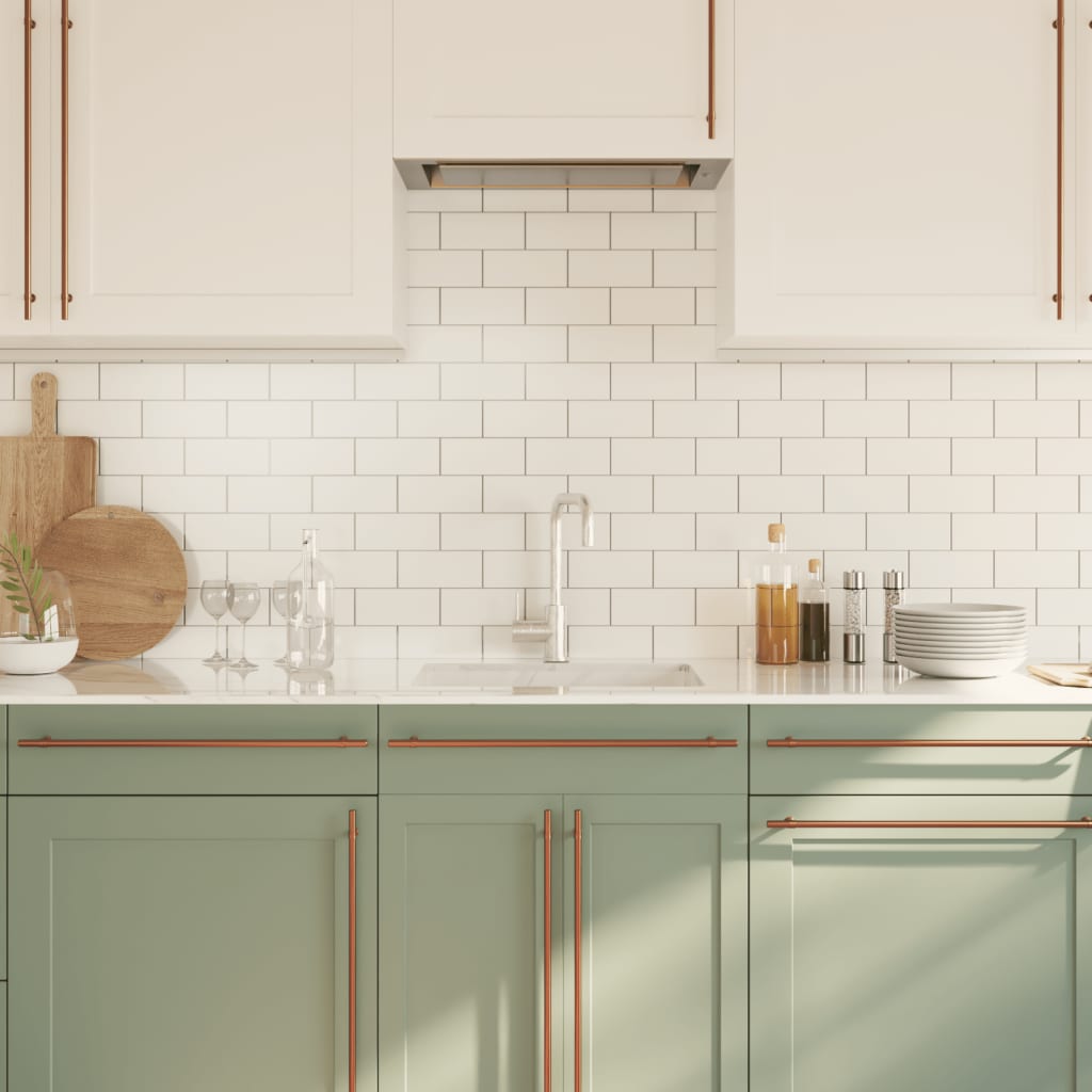 Handvatten 10 st 480 mm roestvrij staal bronskleurig is nu te koop bij PeponiXL, paradijselijk wonen!