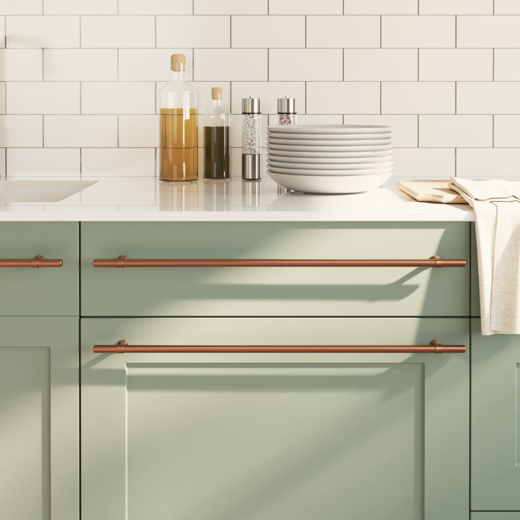 Handvatten 10 st 480 mm roestvrij staal bronskleurig is nu te koop bij PeponiXL, paradijselijk wonen!