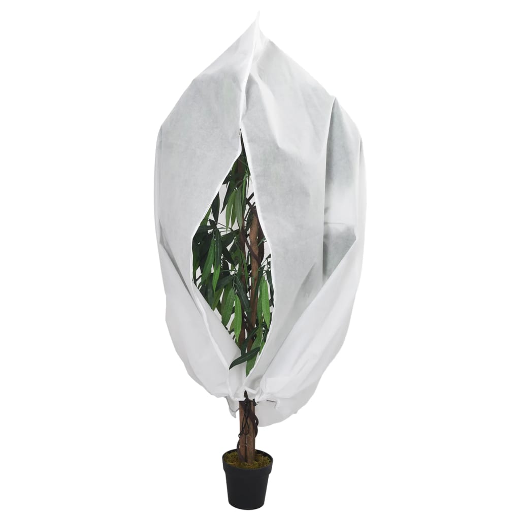 Plantenhoezen met ritssluiting 2 st 70 g/m² 1x1,55 m is nu te koop bij PeponiXL, paradijselijk wonen!