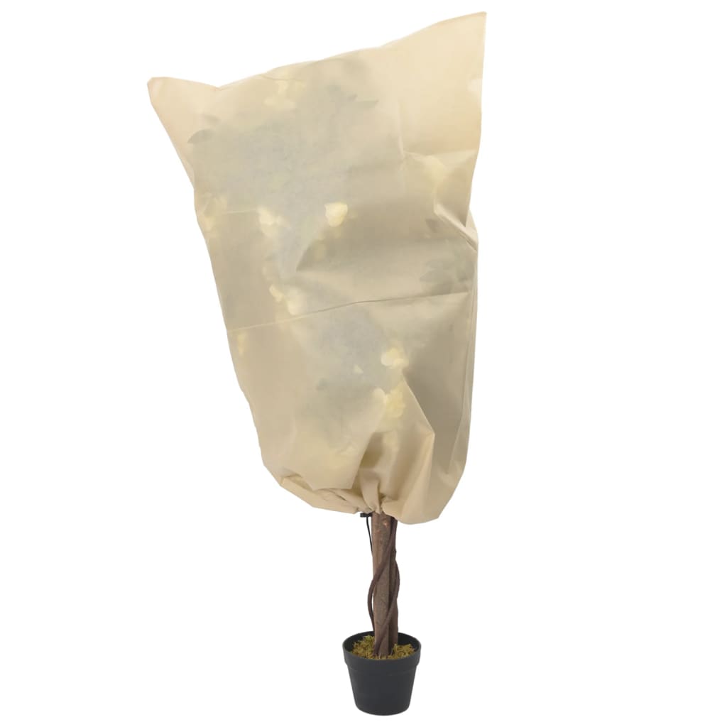 Plantenhoezen met trekkoord 4 st 70 g/m² 0,8x1,2 m is nu te koop bij PeponiXL, paradijselijk wonen!