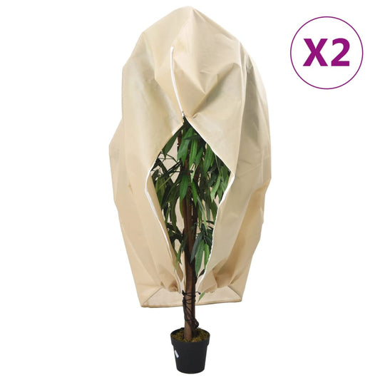 Plantenhoezen met ritssluiting 2 st 70 g/m² 1,55x1,55 m is nu te koop bij PeponiXL, paradijselijk wonen!