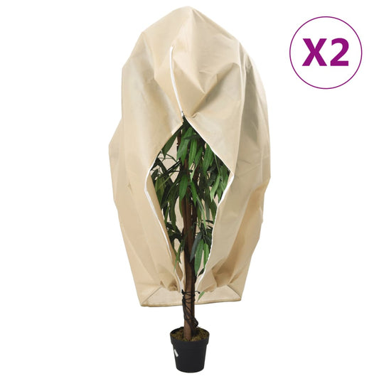 Plantenhoezen met ritssluiting 2 st 70 g/m² 1,2x1,8 m is nu te koop bij PeponiXL, paradijselijk wonen!