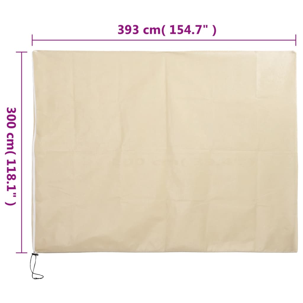 Plantenhoes met ritssluiting 70 g/m² 3,93x3 m is nu te koop bij PeponiXL, paradijselijk wonen!