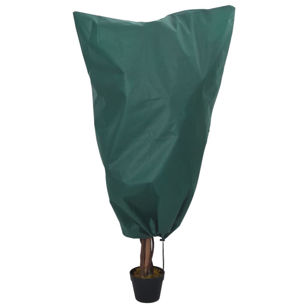 Vlieshoezen voor planten met trekkoord 4 st 70 g/m² 0,8x0,8 m is nu te koop bij PeponiXL, paradijselijk wonen!