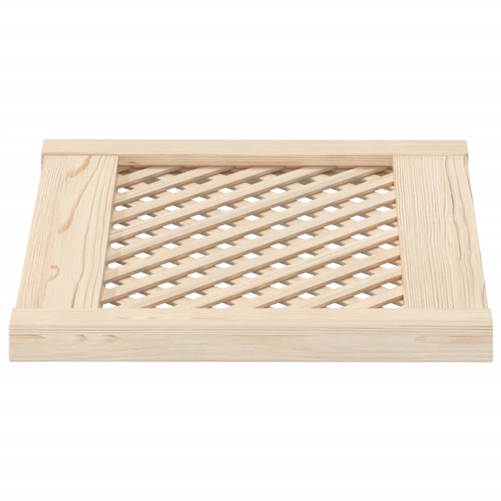 Kastdeuren met latwerk 2 st 49,5x39,5 cm massief grenenhout is nu te koop bij PeponiXL, paradijselijk wonen!