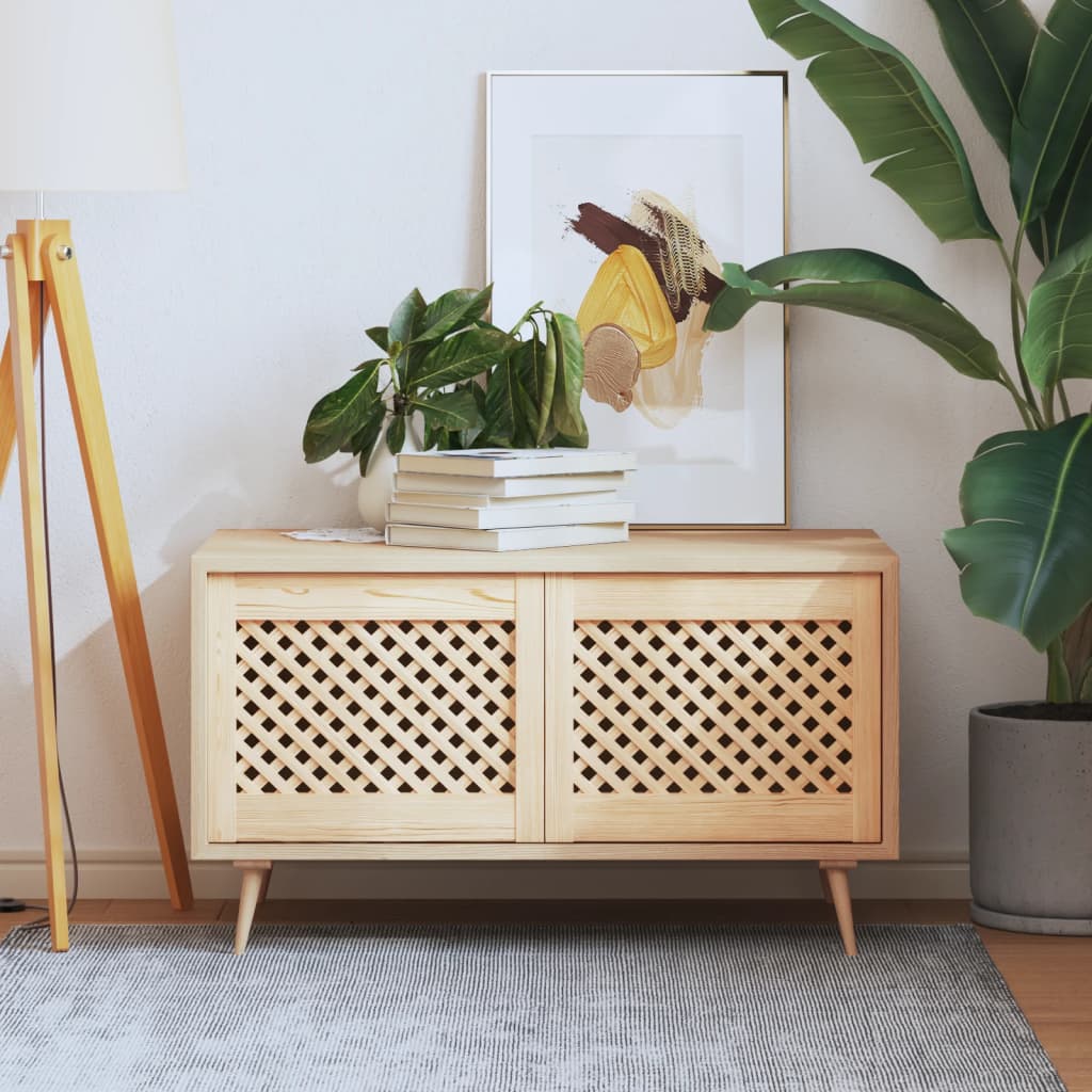 Kastdeuren met latwerk 2 st 49,5x39,5 cm massief grenenhout is nu te koop bij PeponiXL, paradijselijk wonen!