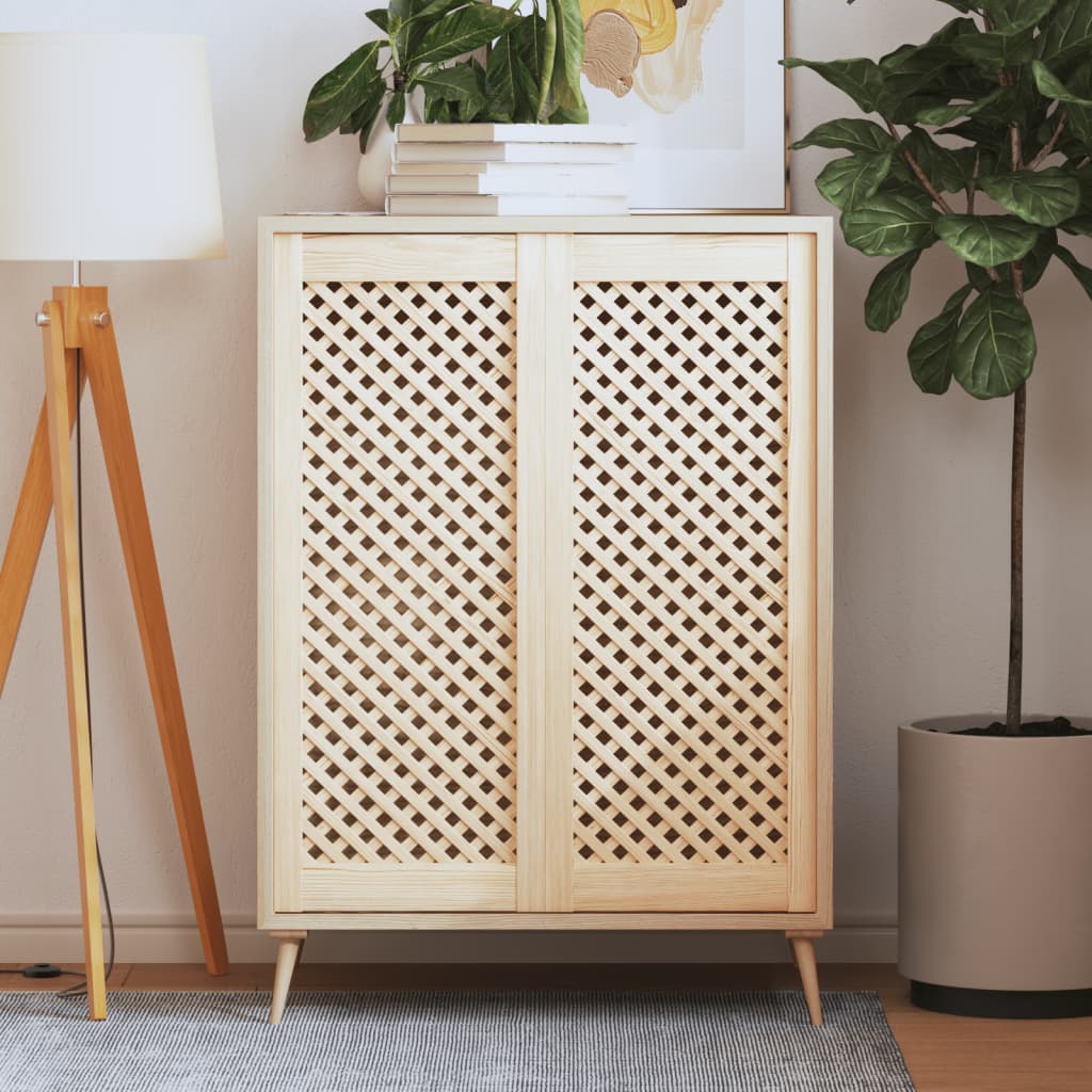 Kastdeuren met latwerk 2 st 39,5x99 cm massief grenenhout is nu te koop bij PeponiXL, paradijselijk wonen!