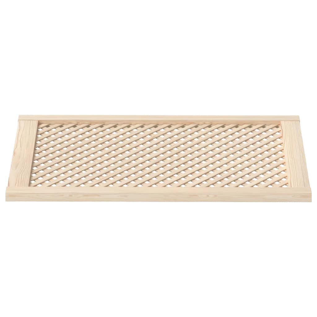 Kastdeuren met latwerk 2 st 59,5x99 cm massief grenenhout is nu te koop bij PeponiXL, paradijselijk wonen!