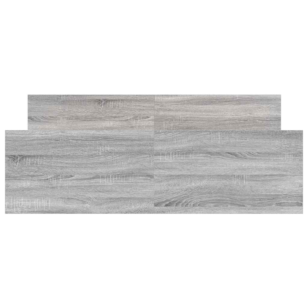 Bedframe met hoofd- en voeteneinde grijs sonoma 140x200 cm is nu te koop bij PeponiXL, paradijselijk wonen!