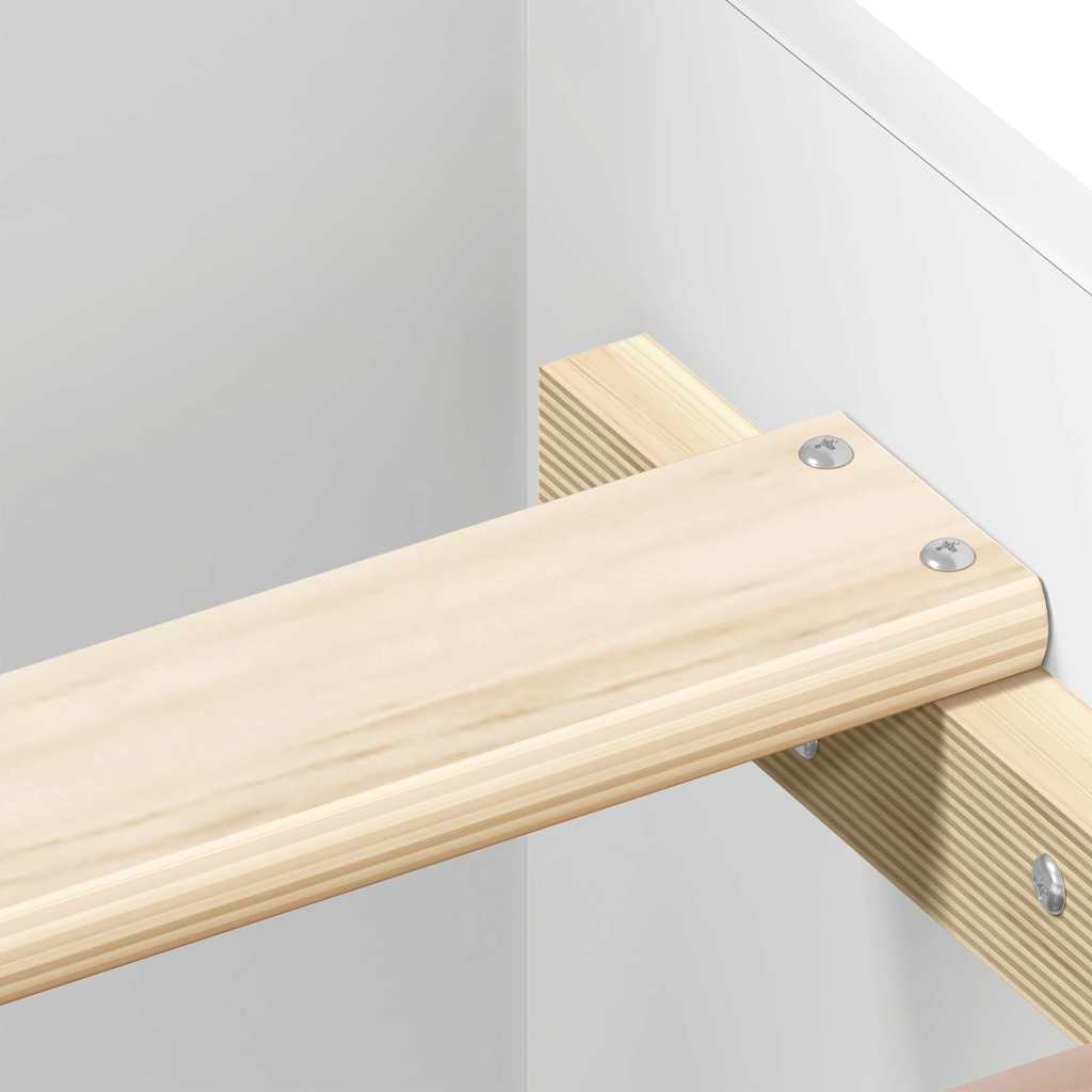 Bedframe met hoofd- en voeteneinde wit 150x200 cm is nu te koop bij PeponiXL, paradijselijk wonen!