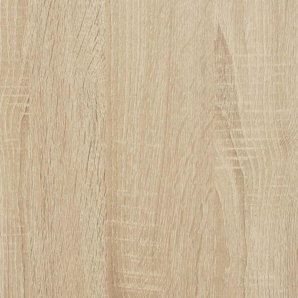 Bedframe met hoofd- en voeteneinde sonoma eikenkleur 150x200 cm is nu te koop bij PeponiXL, paradijselijk wonen!
