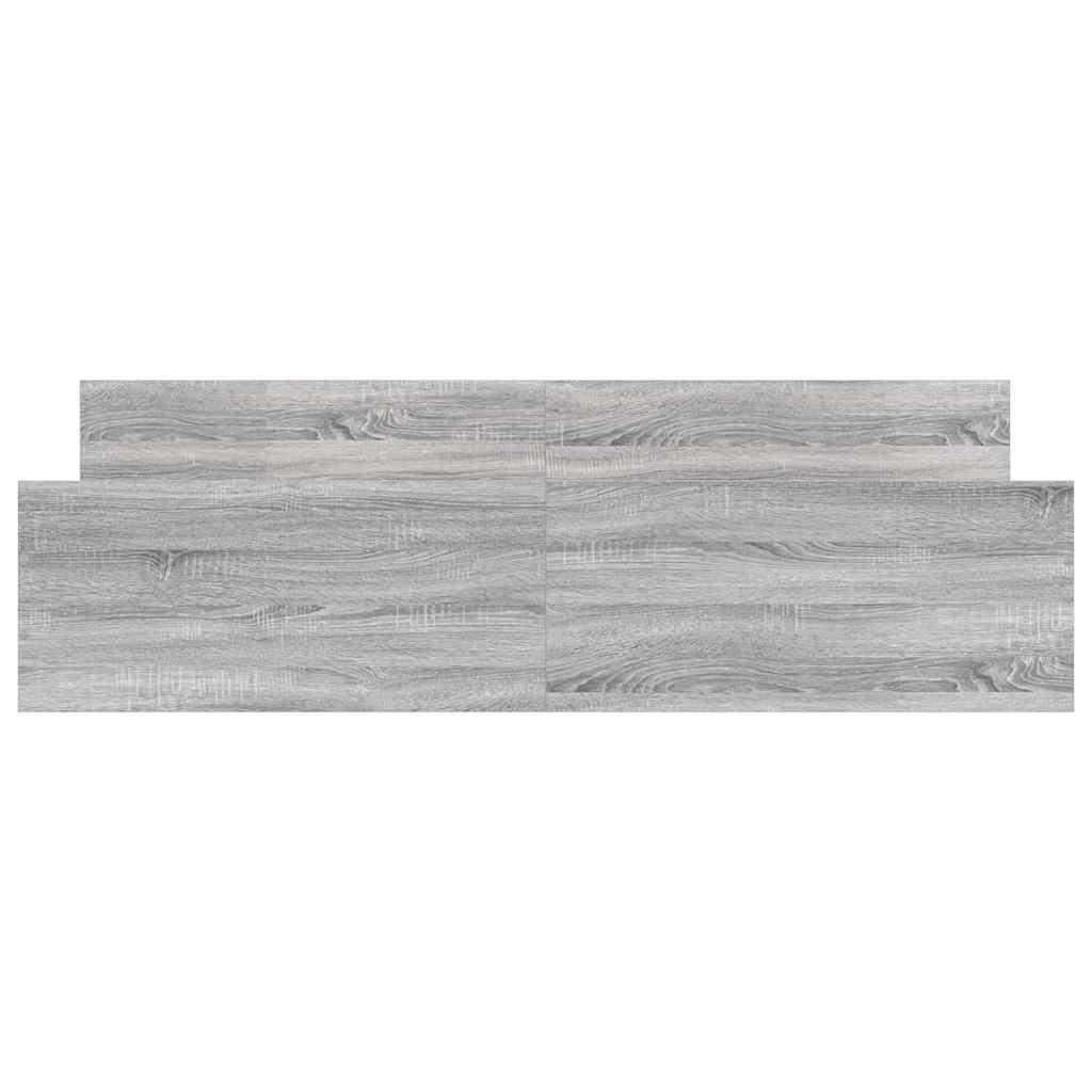 Bedframe met hoofd- en voeteneinde grijs sonoma 160x200 cm is nu te koop bij PeponiXL, paradijselijk wonen!