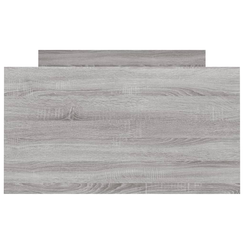Bedframe met hoofd- en voeteneinde grijs sonoma 90x200 cm is nu te koop bij PeponiXL, paradijselijk wonen!