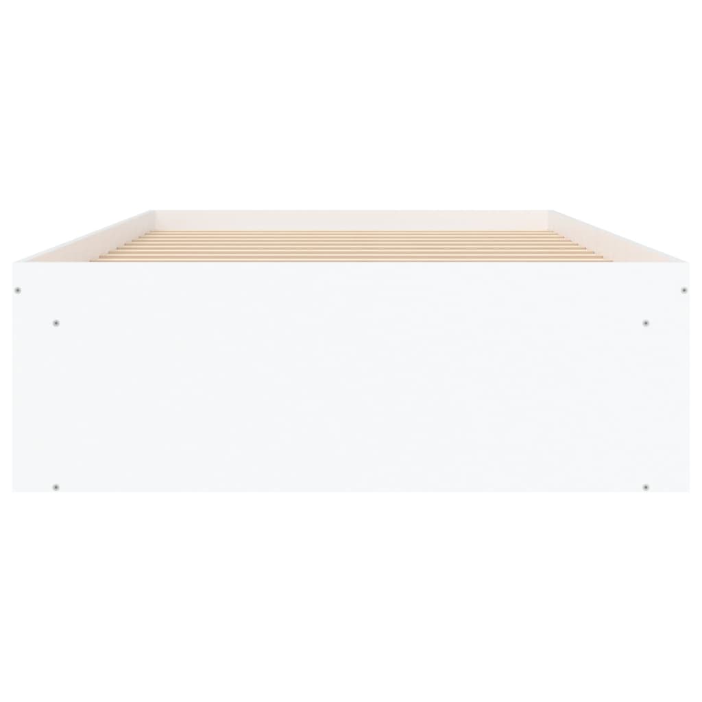 Bedframe wit 90x200 cm is nu te koop bij PeponiXL, paradijselijk wonen!