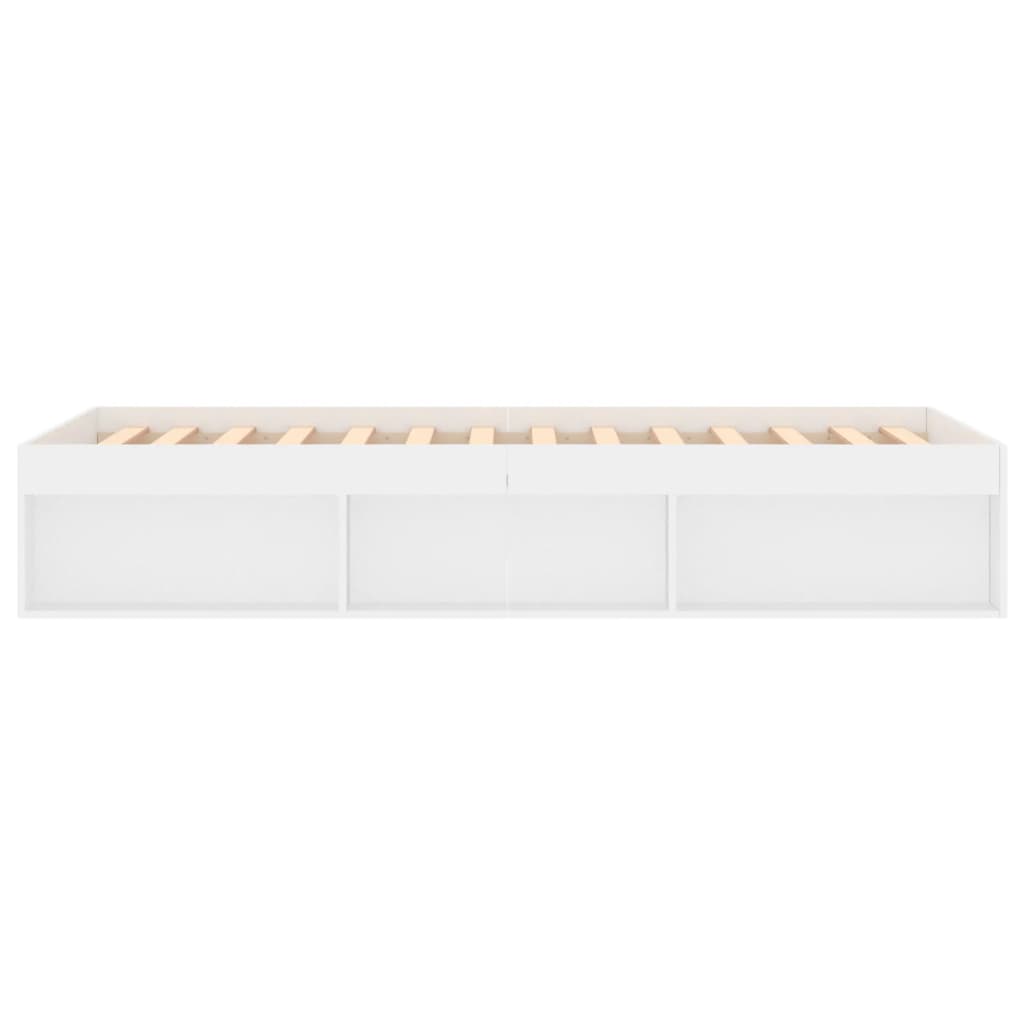 Bedframe wit 90x200 cm is nu te koop bij PeponiXL, paradijselijk wonen!